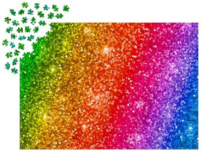 Rainbow Glitter Gradient Puzzel 1000 Stukjes