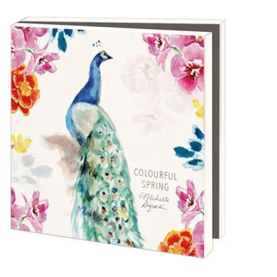 Kaartenmapje Colourful spring, Michelle Dujardin 10 Stuks