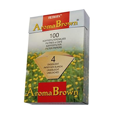 Filtropa Aroma Brown - koffiefilters maat 4 - 100 stuks