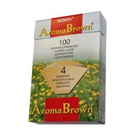 Filtropa Aroma Brown - koffiefilters maat 4 - 100 stuks - thumbnail