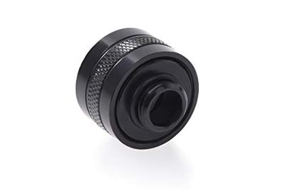 Alphacool Eiszapfen PRO 16 mm HardTube Fitting G1/4 - Deep Black verbinding