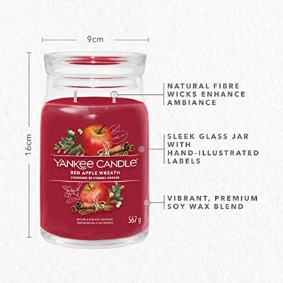 Yankee Candle red apple wreath signature large jar