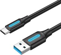 Kabel USB A naar USB-C Vention COZBG Zwart 1,5 m - thumbnail