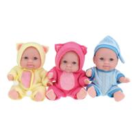 Toi-Toys Baby beau babypopje met slaapmuts - thumbnail