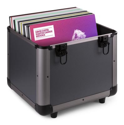 Power Dynamics RC100 Vinyl Record case voor 12 inch platen titanium