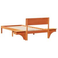 Bedframe met nachttafels met hoofdeinde Wasbruin 90 x 190 cm - thumbnail