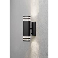 KonstSmide WandspotModena Up - Down 2-lichts 28cm mat zwart - 7516-750 - thumbnail