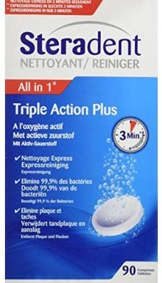 Steradent Triple Action Plus Bruistabletten 90st Steradent Triple Action Plus Bruistabletten 90st