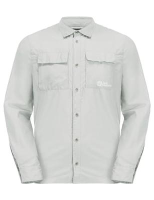 Jack wolfskin Barrier L/S Shirt Heren Cool Grey XL Jack wolfskin Barrier L/S Shirt Heren Cool Grey XL