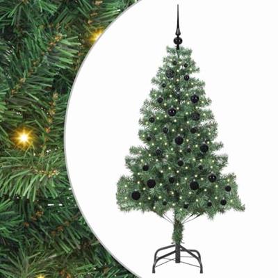 VidaXL Kerstboom met 150 led met standaard groen 150 cm pvc VidaXL Kerstboom met 150 led met standaard groen 150 cm pvc