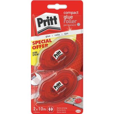 Pritt permanente lijmroller 2 stuks 8,4 mm x 10 m