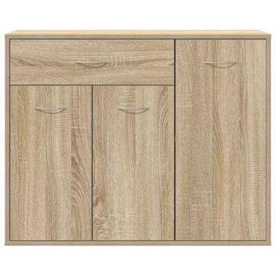 Dressoir 88x30x70 cm bewerkt hout sonoma eikenkleurig
