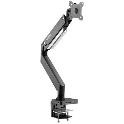 SpeaKa Professional SP-MM-810 Monitor-tafelbeugel 43,2 cm (17) - 88,9 cm (35) Geïntegreerd dockingstation, Gasdruktechniek, Kantelbaar, Zwenkbaar