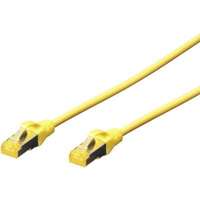 Digitus DK-1644-A-010/Y RJ45 Netwerkkabel, patchkabel CAT 6A S/FTP 1.00 m Geel Halogeenvrij, Verdraaide paren, Snagless, Vlambestendig 1 stuk(s) Digitus DK-1644-A-010/Y RJ45 Netwerkkabel, patchkabel CAT 6A S/FTP 1.00 m Geel Halogeenvrij, Verdraaide paren, Snagless, Vlambestendig 1 stuk(s)