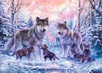Ravensburger puzzel 1000 stukjes Arctische wolven - thumbnail