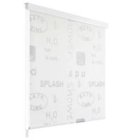 VidaXL Rolgordijn voor douche 140x240 cm splash - thumbnail