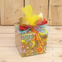 Bonbon doosjes - Chocolade doosje - Sint decor met transparante banderol - 24 stuks - thumbnail