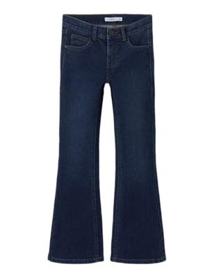 Name it winter jeansbroek meisjes - blauw - bootcut fit - NkfPolly