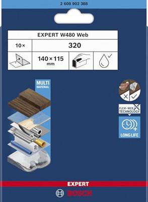 Bosch Accessories 2608902388 2608902388 Schuurblad Korrelgrootte (num) 320 (l x b) 140 mm x 115 mm 10 stuk(s) Bosch Accessories 2608902388 2608902388 Schuurblad Korrelgrootte (num) 320 (l x b) 140 mm x 115 mm 10 stuk(s)