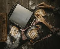 Camry CR 3025 wafelijzer 4 wafel(s) Zwart 1500 W - thumbnail