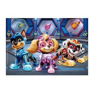 Clementoni legpuzzel super color paw patrol the mighty movie, 2x60st.