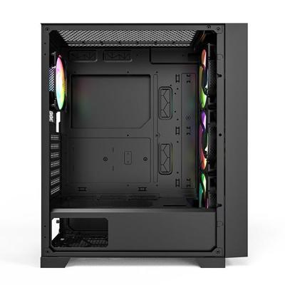 Montech air 1000 premium midi tower behuizing (zwart | 3x usb-a | tempered glass)