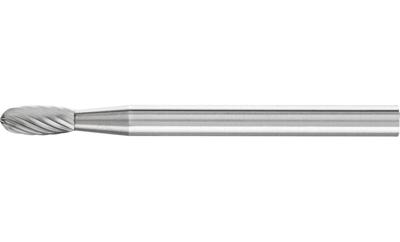 PFERD TOOLS 21210053 Freesstift Druppel Lengte 37 mm Afmeting, Ø 3 mm Werklengte 7 mm Schachtdiameter 3 mm