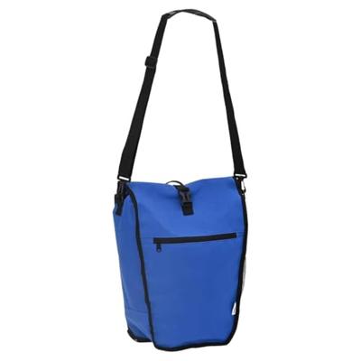 VidaXL Fietstas blauw 34 x 16 x 59 cm polyester