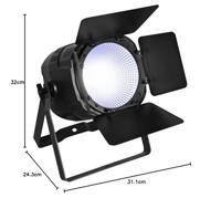 Eurolite Theatre COB 100 Theaterschijnwerper Blacklight (UV) 100 W UV/blacklight-effect - thumbnail