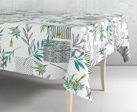 Tafelkleed op rol Exma Mix Oliedoek Wit 140 cm x 25 m - thumbnail