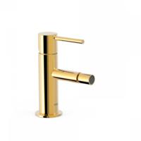 Bidetmengkraan Tres Study Exclusive Hendel Uitloop Recht 8 cm Rond Goud - thumbnail