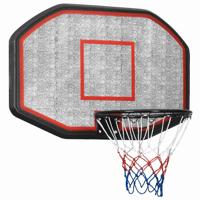 VidaXL Basketbalbord 109x71x3 cm polyetheen zwart - thumbnail