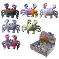 Krab Dierenknuffels Zanddieren 13cm - thumbnail