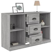 Dressoir 104,5x35,5x67,5 cm bewerkt hout sonoma grijs - thumbnail
