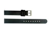 Horlogeband Mondaine BM20021 Leder Zwart 12mm - thumbnail