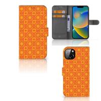 iPhone 14 Plus | Telefoon Hoesje | Batik Oranje - thumbnail