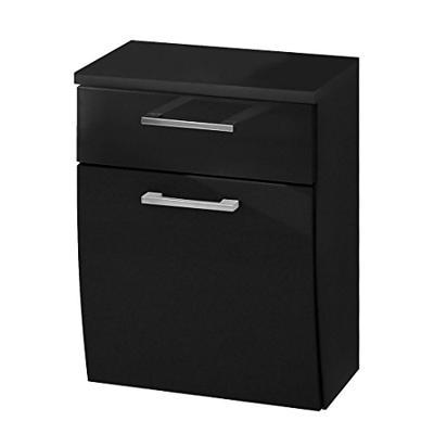 Lage badkamerkast Ilse Antraciet Curve