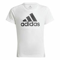 T-Shirt met Korte Mouwen voor kinderen Adidas Designed To Move Wit - Maat: 6-7 jaar - thumbnail