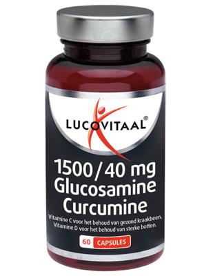 Lucovitaal Glucosamine Curcumine 1500/40mg Capsules