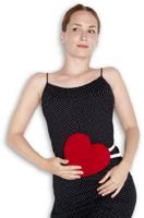 Leschi Verwarmingskussen Hart Groot - polkadot - thumbnail