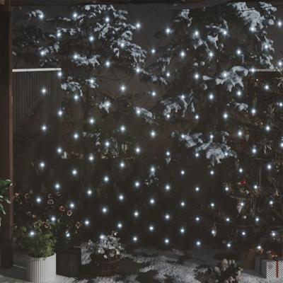 VidaXL Kerstnetverlichting 544 led's binnen en buiten 4x4 m koudwit