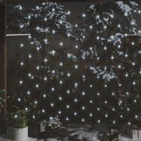VidaXL Kerstnetverlichting 544 led's binnen en buiten 4x4 m koudwit - thumbnail