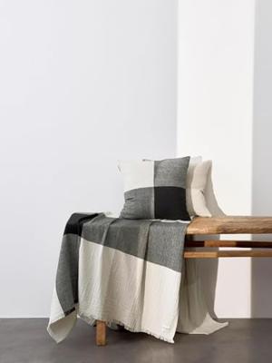 Marc O'Polo Erlend Plaid Zwart 200x200