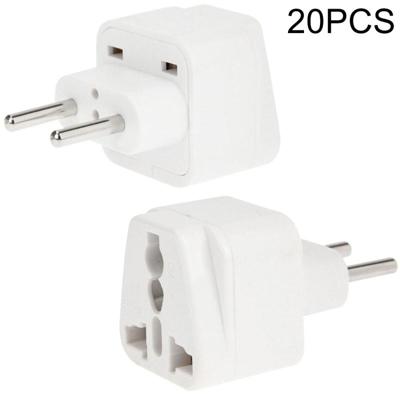 20 stuks draagbare UK VS EU Plug Adapter Power Socket reizen Converter