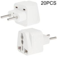 20 stuks draagbare UK VS EU Plug Adapter Power Socket reizen Converter - thumbnail