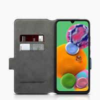 Qubits - slim wallet hoes - Samsung Galaxy A90 - Lichtblauw - thumbnail