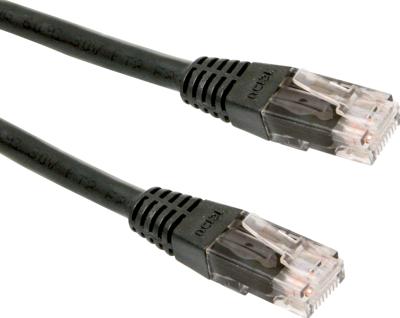 Gembird PP12-3M/BK netwerkkabel Zwart Cat5e U/UTP (UTP)