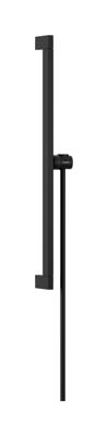 Hansgrohe Unica glijstang E Puro 65 cm met easy slide schuifstuk en Isiflex doucheslang 160 cm, mat zwart