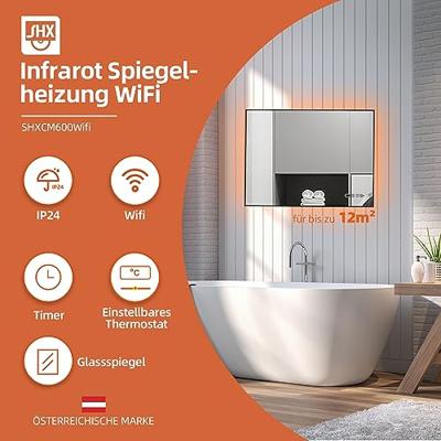 SHX SHXCM600Wifi Infraroodpaneel 600 W 12 m² Glas