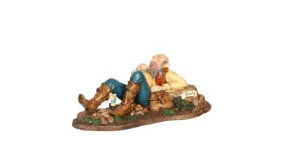 Kerstfiguur klein duimpje en de reus 25x13x9 cm Luville - Luville Kerstfiguur klein duimpje en de reus 25x13x9 cm Luville - Luville